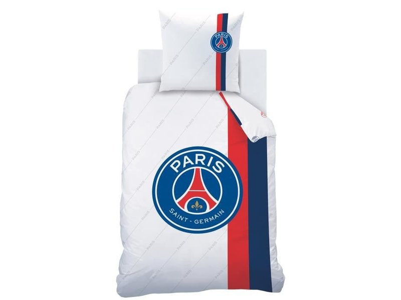 Paris Saint Germain Bettbezug Retro White - Single - 140 x 200 cm - Baumwolle