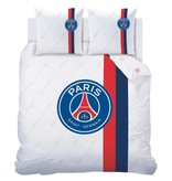 Paris Saint Germain Dekbedovertrek Retro White - Lits Jumeax - 240 x 220 cm - Katoen