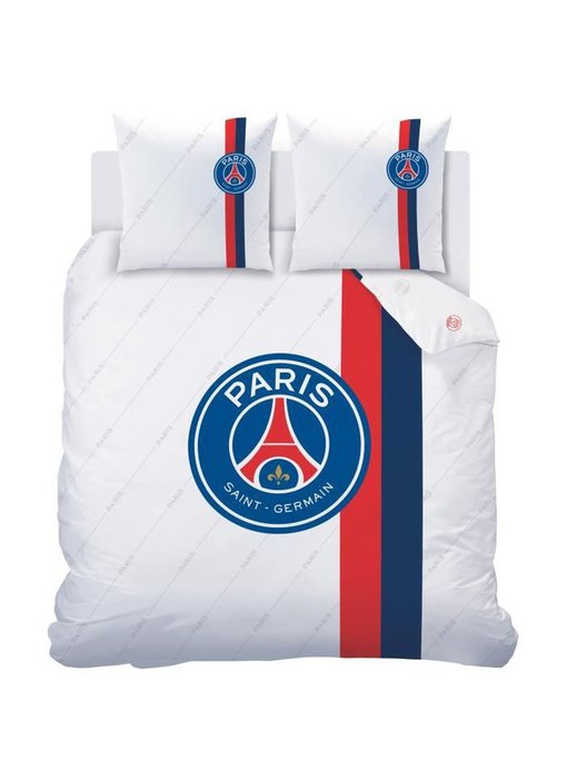 Paris Saint Germain Bettbezug Retro White 240x220cm Baumwolle