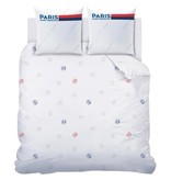 Paris Saint Germain Bettbezug Retro White - Lits Jumeax - 240 x 220 cm - Baumwolle