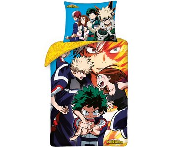 My Hero Academia Dekbedovertrek Team 140 x 200 cm Katoen