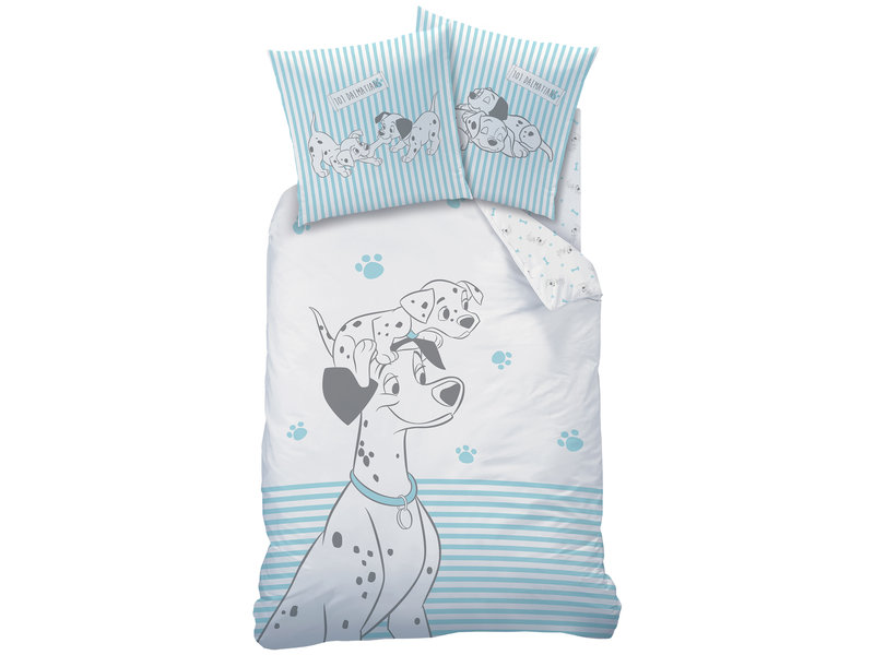 Disney 101 Dalmatiërs Housse de couette Ensemble - Simple - 140 x 200 cm - Coton