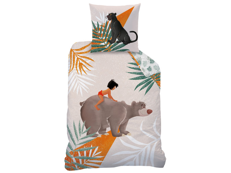 Disney Jungle Book Bettbezug Happy - Single - 140 x 200 cm - Baumwolle