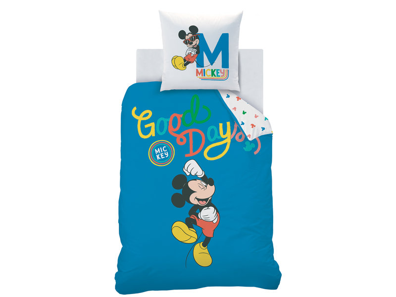 Disney Mickey Mouse Duvet cover Good Days - Single - 140 x 200 cm - Cotton