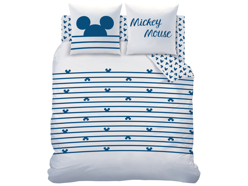 Disney Mickey Mouse Housse de couette Sail - Lits Jumeaux - 240 x 220 cm - Coton