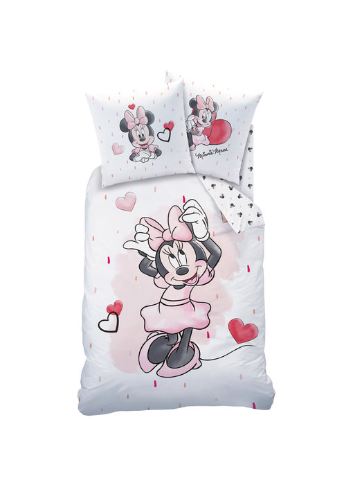 Disney Minnie Mouse Housse de couette Cute 140x200cm Coton