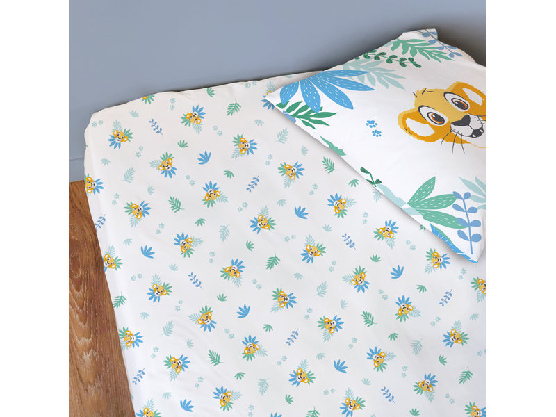 Disney The Lion King Fitted sheet Simba - Single - 90 x 200 cm - Cotton