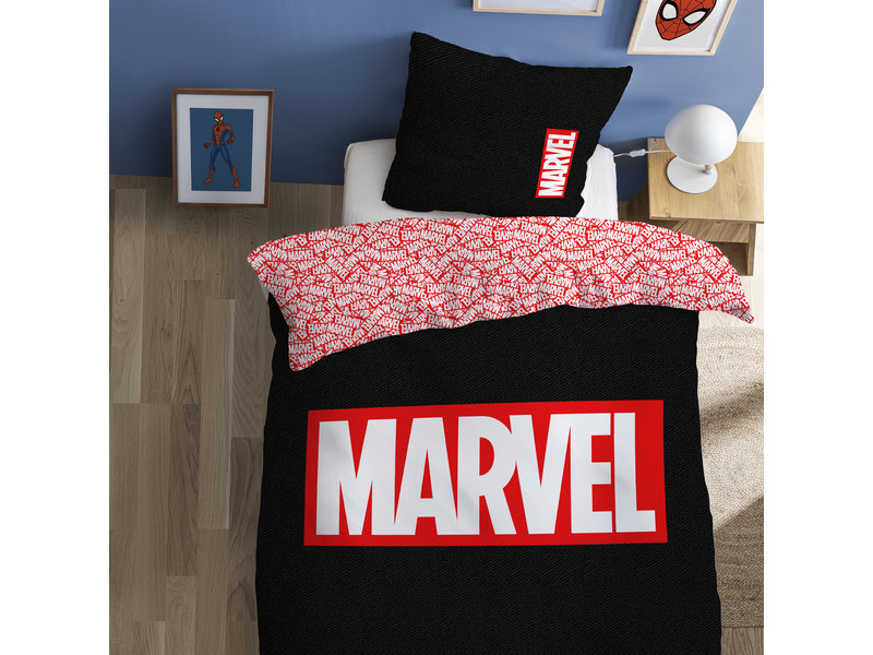 Marvel Avengers Housse de couette Identity - Simple - 140 x 200 cm - Coton