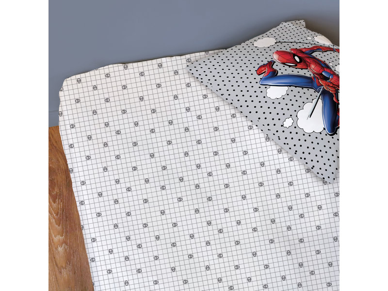 SpiderMan Fitted sheet Hero - Single - 90 x 200 cm - Cotton