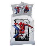 SpiderMan Dekbedovertrek Hero - Eenpersoons - 140  x 200 cm - Katoen