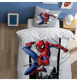 Spider-Man Dekbedovertrek Hero - Eenpersoons - 140  x 200 cm - Katoen