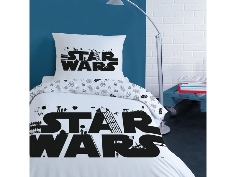 Star Wars Housse de couette Troup - Simple - 140 x 200 cm - Coton