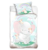 Animal Pictures BABY Bettbezug, Elefant - 100 x 135 cm - Baumwolle