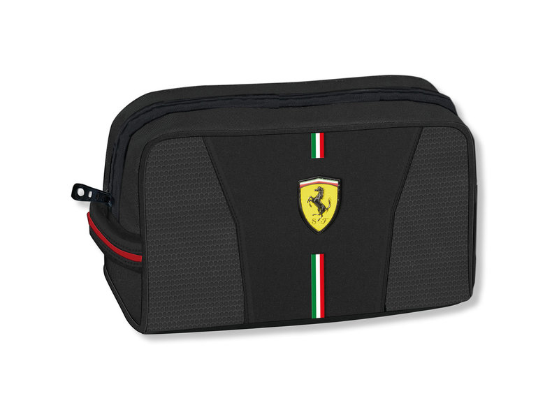 Ferrari Toiletry bag Maranello -21 x 13 x 8 cm - Black