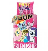 My Little Pony Dekbedovertrek Friendship - Eenpersoons - 140  x 200 cm - Katoen