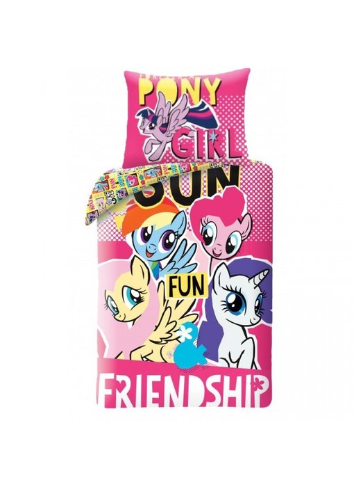 My Little Pony Dekbedovertrek Friendship 140 x 200 Katoen