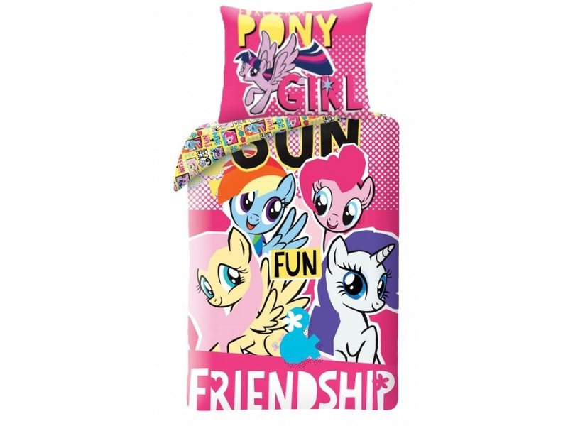 My Little Pony Housse de couette Friendship - Simple - 140 x 200 cm - Coton