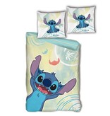 Disney Lilo & Stitch Dekbedovertrek Chill Vibes - Eenpersoons - 140 x 200 cm  - Katoen