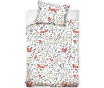 Animal Pictures Housse de couette BABY Forest 100 x 135 cm Coton