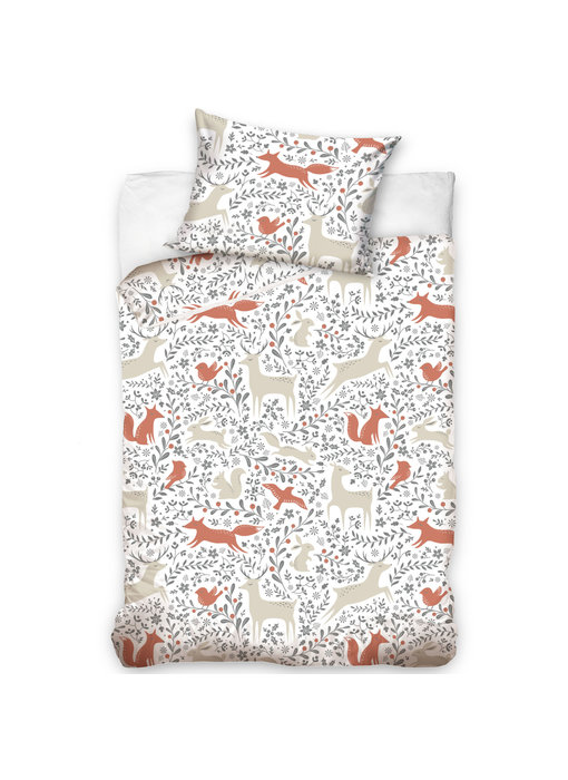 Animal Pictures BABY duvet cover Forest 100 x 135 cm Cotton