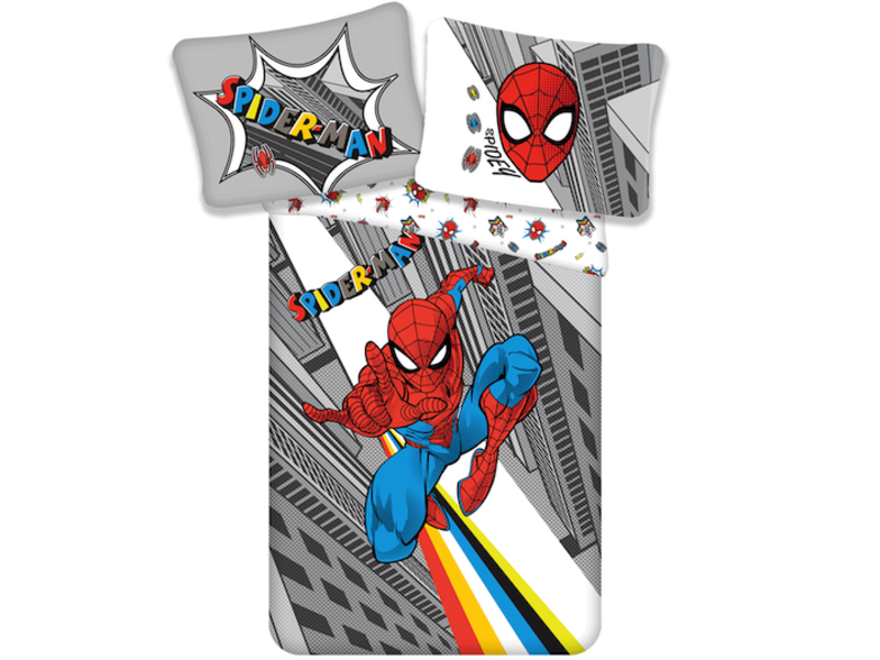 Spider-Man Housse de couette Pop - Simple - 140 x 200 cm - Coton