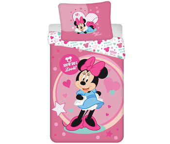 Disney Minnie Mouse Housse de couette Looks  140 x 200 cm 70 x 90 cm Polyester