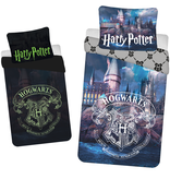 Harry Potter Bettbezug Glow in the Dark - Single - 140 x 200 cm - Baumwolle