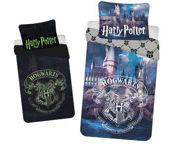 Harry Potter Dekbedovertrek Glow in the Dark 140 x 200 cm 70 x 90 cm Katoen