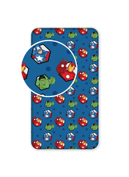 Marvel Avengers Fitted sheet 90 x 200 cm Cotton