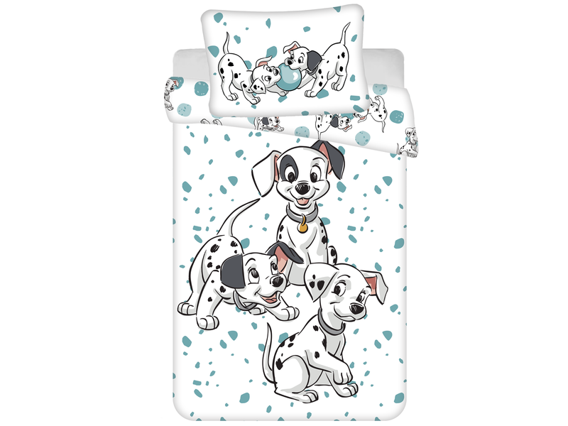 Disney 101 Dalmatiërs Housse de couette BABY, Play - 100 x 135 cm - Coton