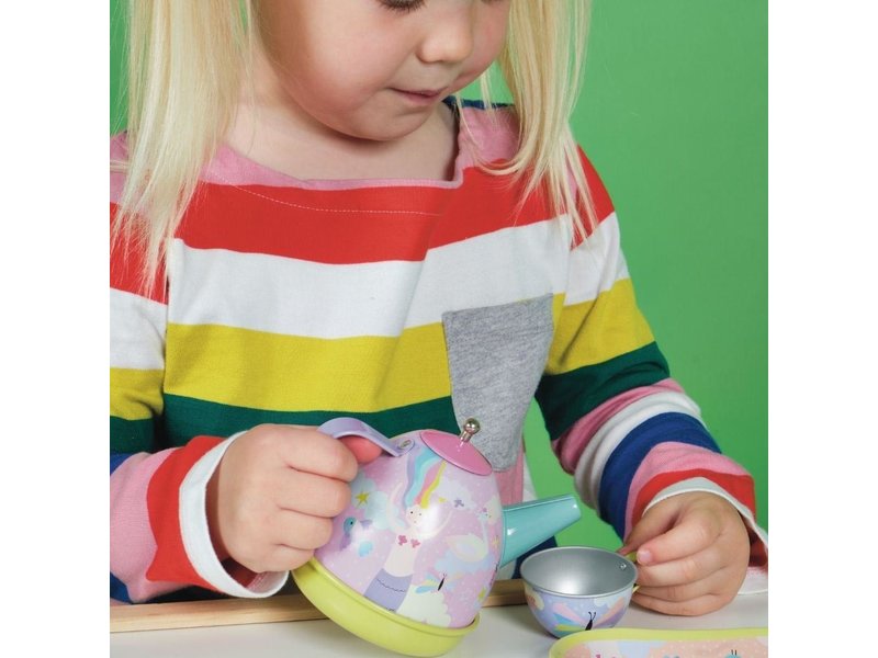 Floss & Rock Service à thé Licorne - 15 pièces avec musique - multi