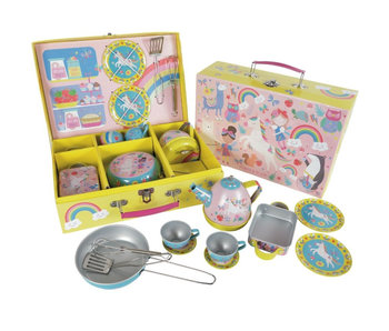 Floss & Rock Kitchen service Rainbow Fairy 12 pieces with music