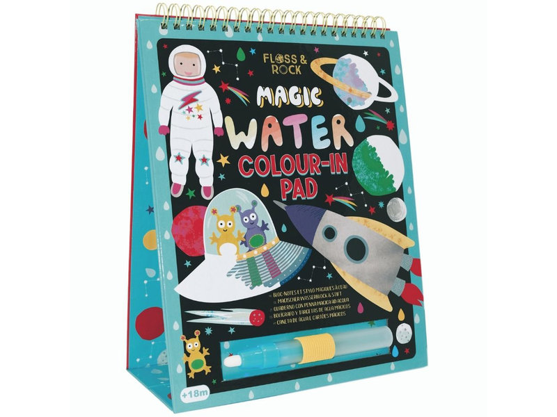 Floss & Rock Space - Water Flip Kaarten - 26 x 20 x 9cm
