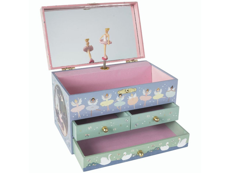 Floss & Rock Ballerina - Music/Jewelry Box -12.5 x 19 x 11cm - Multi