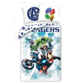 Marvel Avengers Dekbedovertrek Team - Eenpersoons - 140 x 200 cm - Katoen