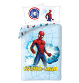 SpiderMan Bettbezug Web - Single - 140 x 200 cm - Baumwolle