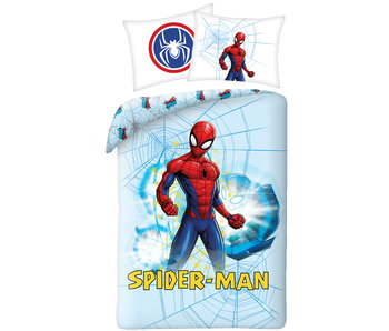 SpiderMan Bettbezug Web 140 x 200 cm + 70 x 90 cm Baumwolle