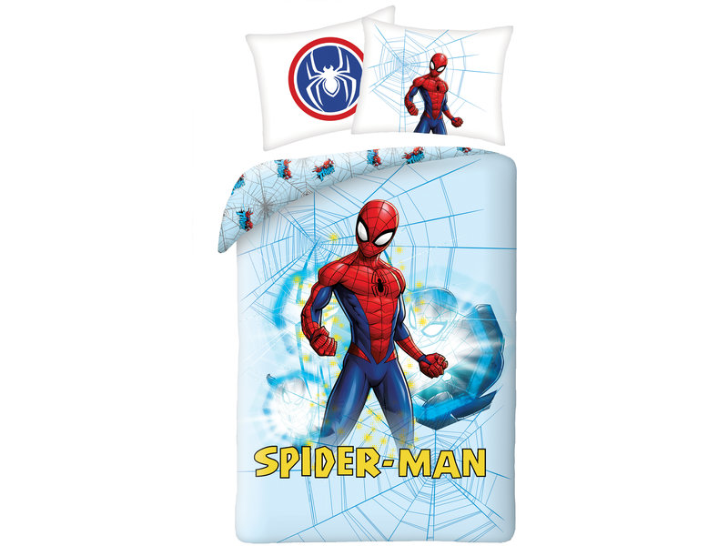 Spider-Man Bettbezug Web - Single - 140 x 200 cm - Baumwolle