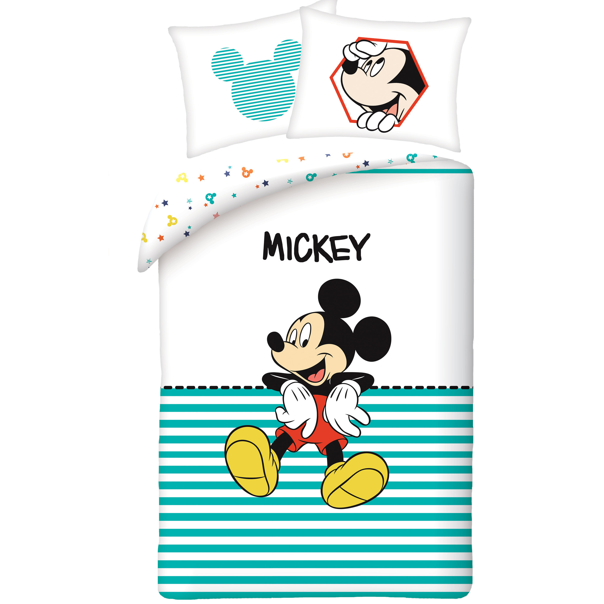 neem medicijnen fluit Sneeuwwitje Disney Mickey Mouse Dekbedovertrek 140 x 200 cm + 70 x 90 cm Katoen -  SimbaShop.nl