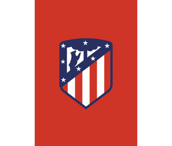 Atletico Madrid Fleece Blanket Logo 130 x 170 cm Polyester