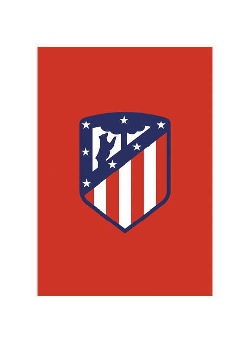 Atletico Madrid Fleece Deken Logo 130 x 170 cm Polyester