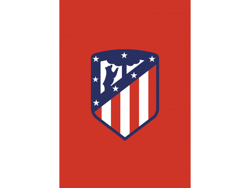 Atletico Madrid Couverture polaire Logo - 130 x 170 cm - Polyester