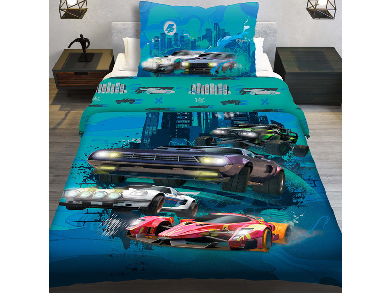 The Fast and the Furious Duvet cover Race - Single - 140 x 200 cm - Cotton