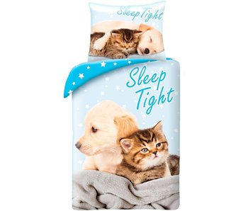 Animal Pictures Duvet cover Sleep Tight 140 x 200 + 70 x90 cm Cotton