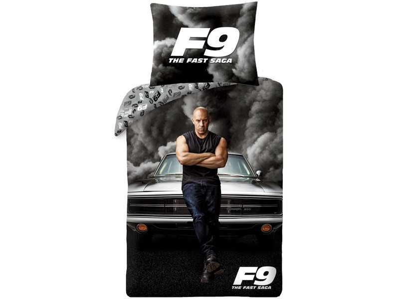 The Fast and the Furious Dekbedovertrek F9 - Eenpersoons - 140 x 200 cm - Katoen