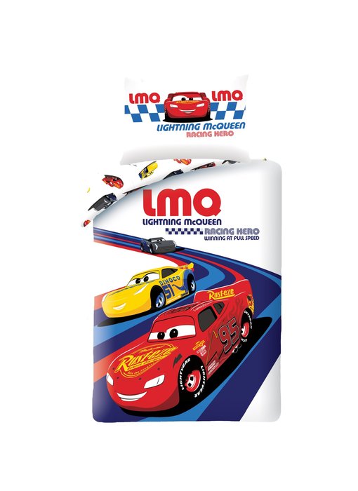 Disney Cars Dekbedovertrek LMQ 140 x 200 + 70 x90 cm Katoen