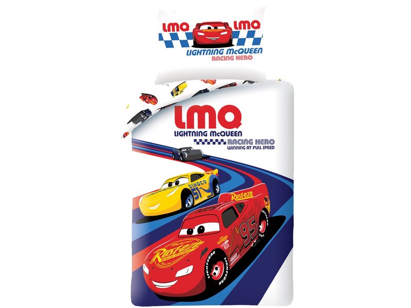 Disney Cars Dekbedovertrek LMQ - Eenpersoons - 140 x 200 cm - Katoen