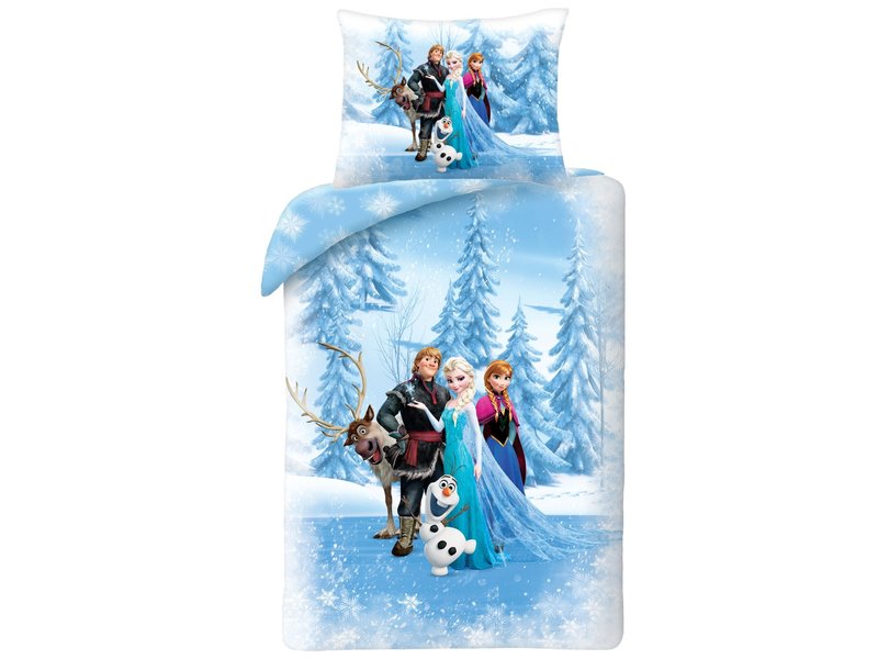 Disney Frozen Bettbezug Winterland - Single - 140 x 200 cm - Baumwolle