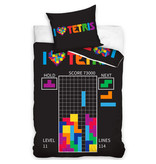 Tetris Housse de couette - Simple - 140 x 200 cm - Coton