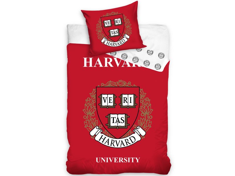Harvard Housse de couette - Simple - 140 x 200 cm - Coton